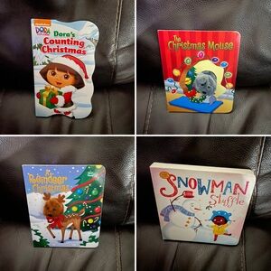 Children's Christmas Board Books Set